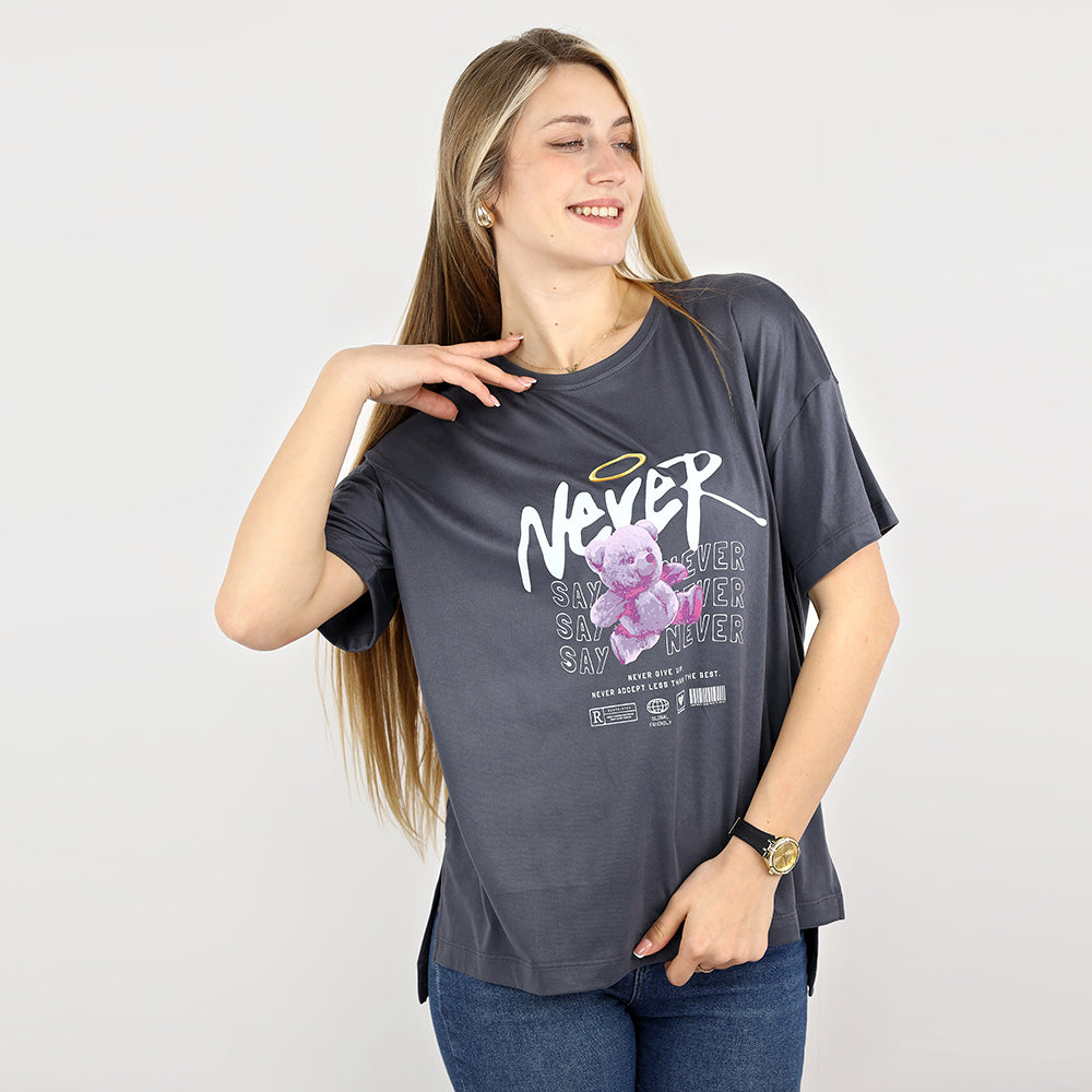 Short Sleeve T-Shirt – Playful Bear Print