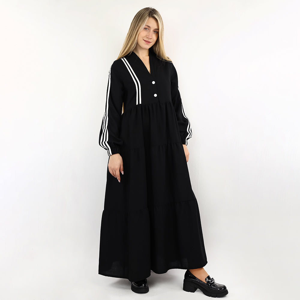 Long Sleeve Sporty Maxi Dress