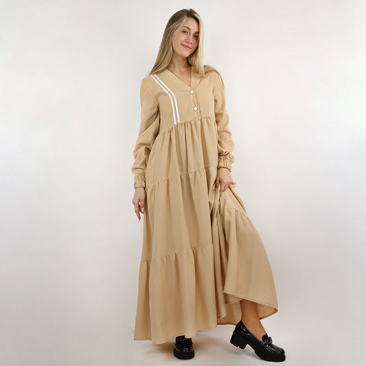 Long Sleeve Sporty Maxi Dress