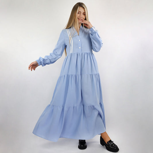 Long Sleeve Sporty Maxi Dress