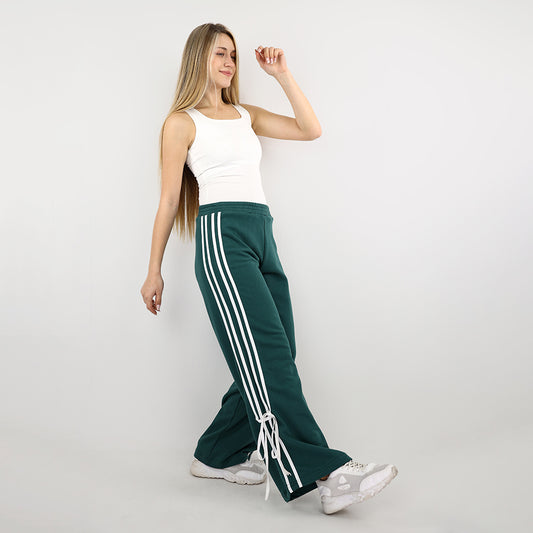 Sporty Stripe Relaxed Wide-Leg Joggers