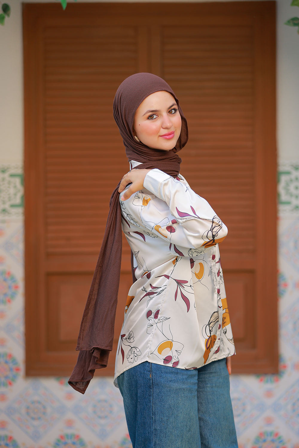 Long Sleeve Shirt - Artistic Abstract