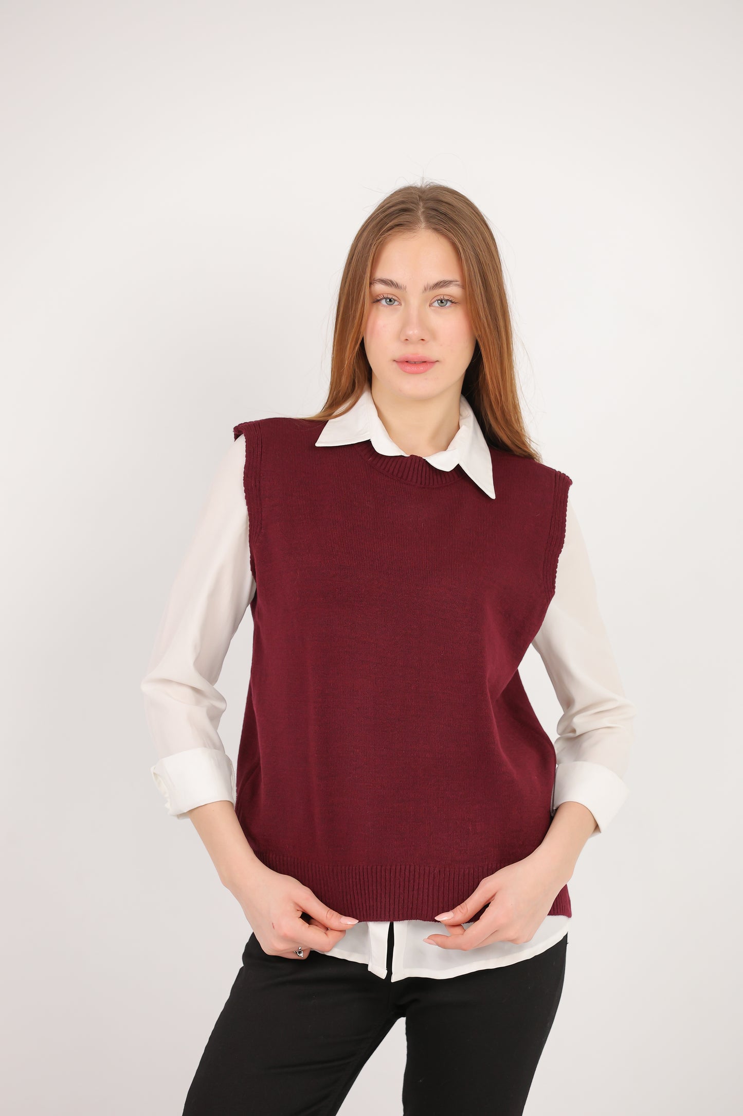 Sleeveless Knit Vest