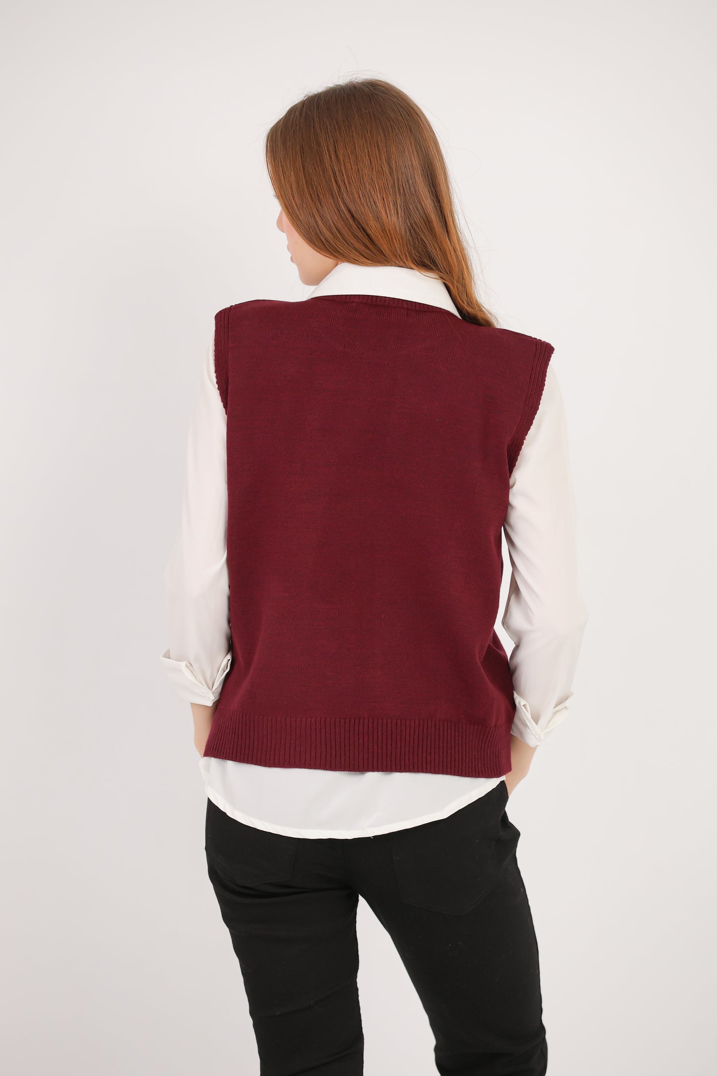 Sleeveless Knit Vest