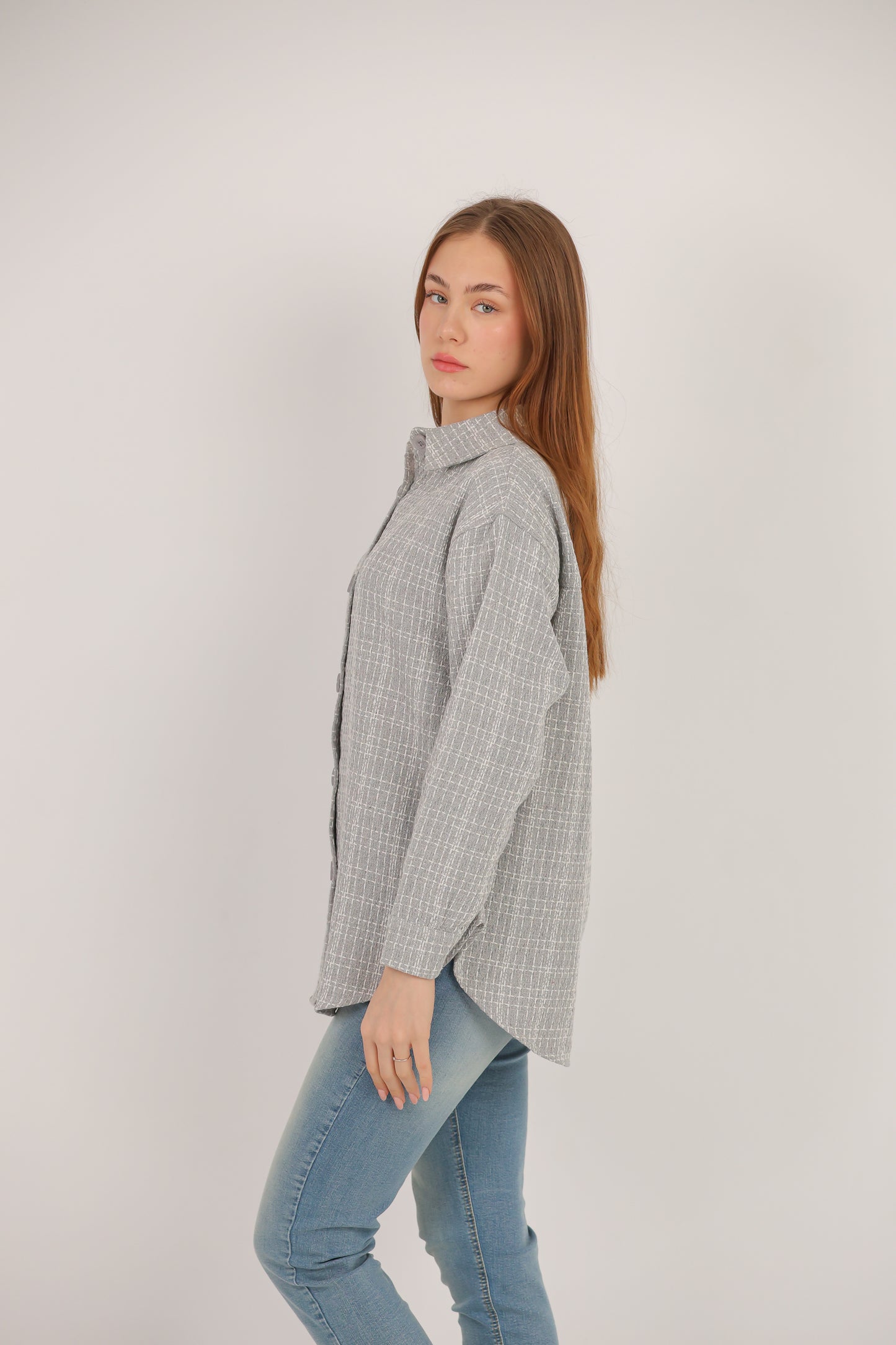 Classic Plaid Button-Up Shirt