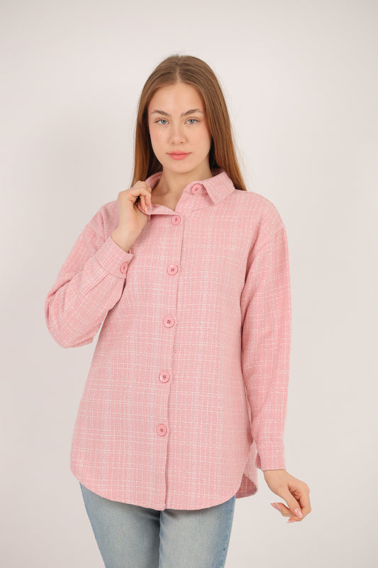 Classic Plaid Button-Up Shirt