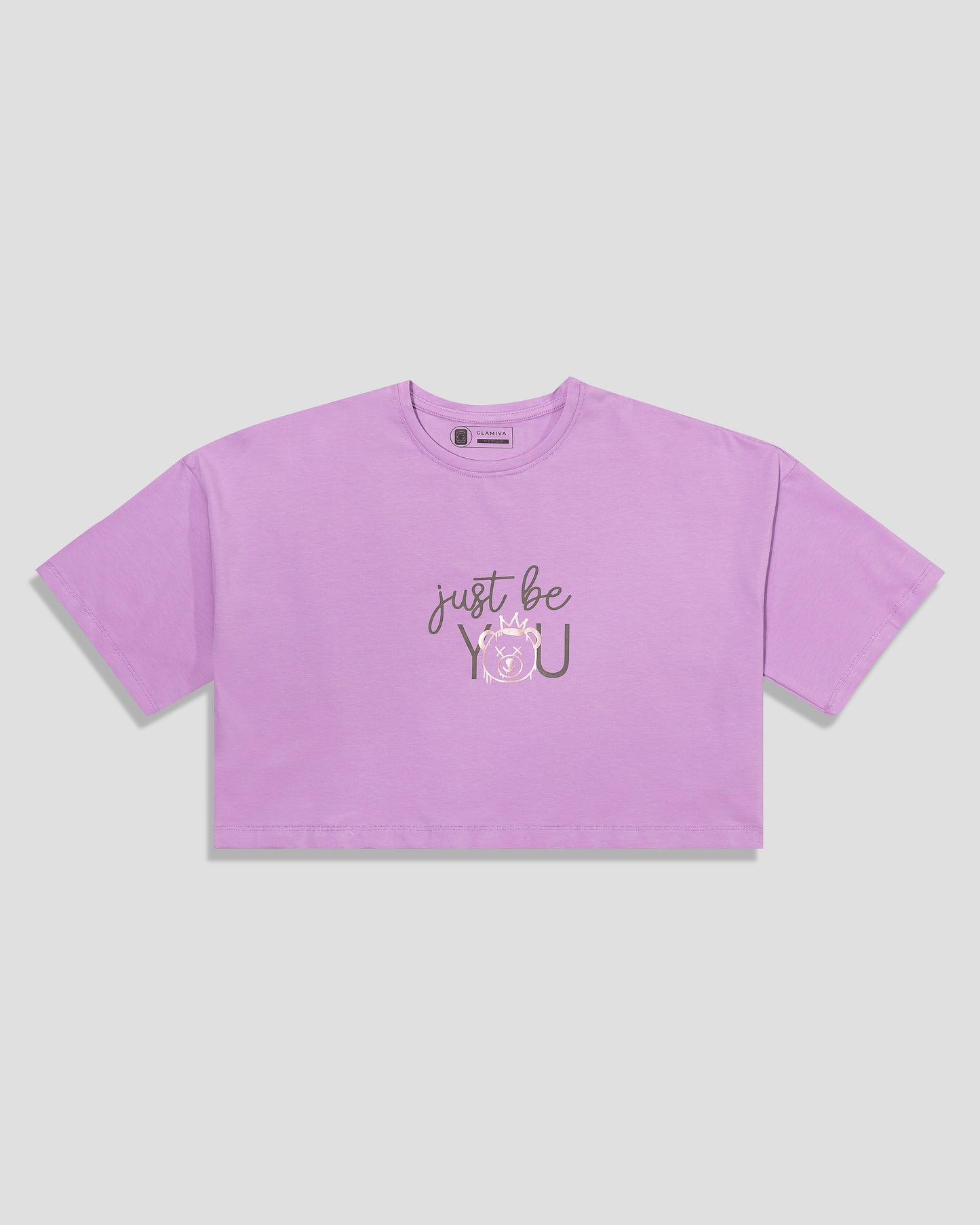 Just Be You Oversized Cropped T-shirt