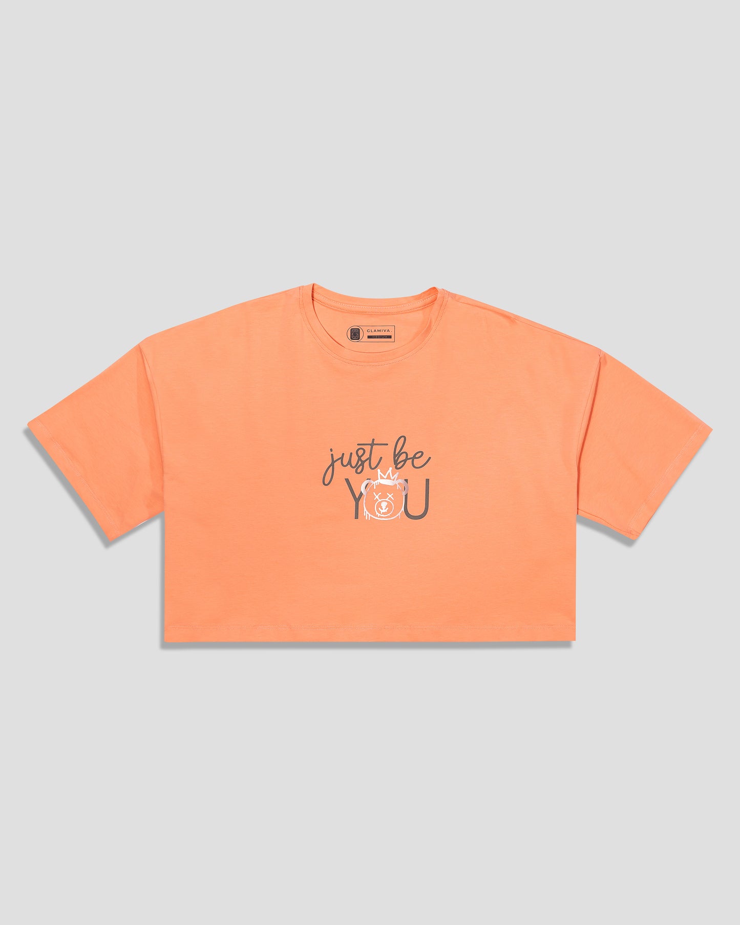 Just Be You Oversized Cropped T-shirt