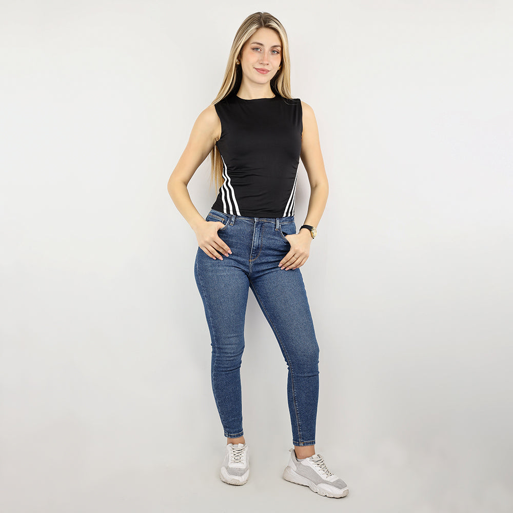 Striped Sleeveless Top
