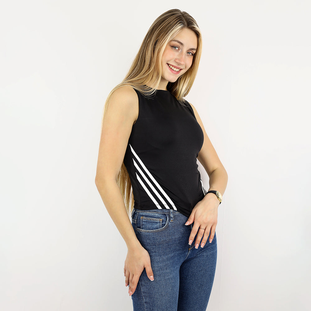 Striped Sleeveless Top