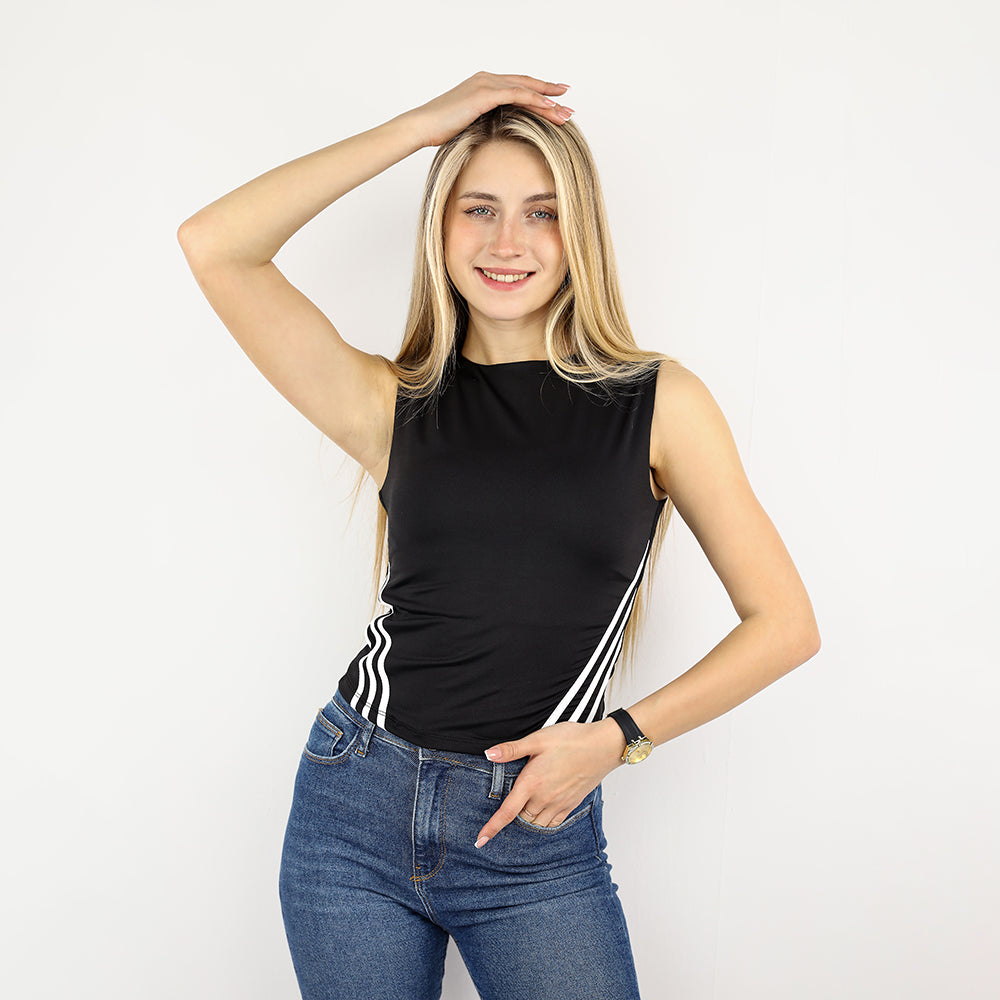 Striped Sleeveless Top