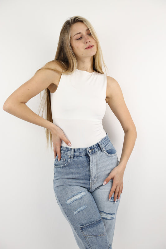 Off-White Crewneck Tank Top